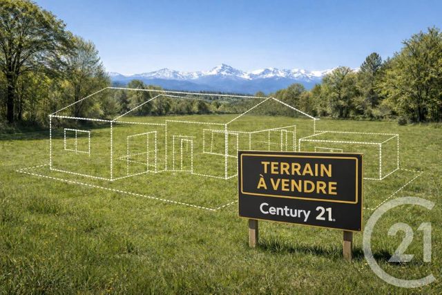 terrain à vendre - 1327.0 m2 - LAFITTE VIGORDANE - 31 - MIDI-PYRENEES - Century 21 Hnc.Immo